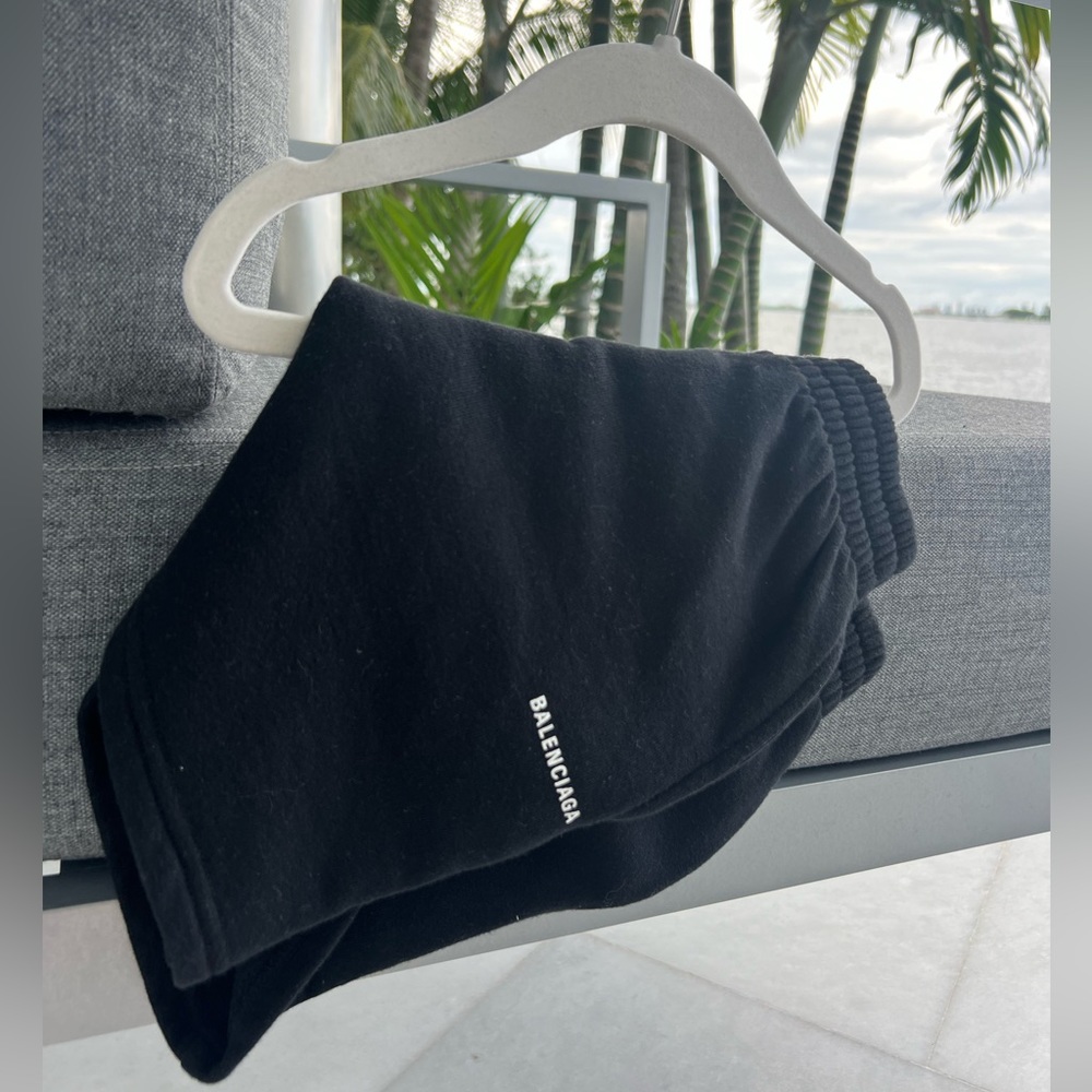 Boys Balenciaga black shorts
